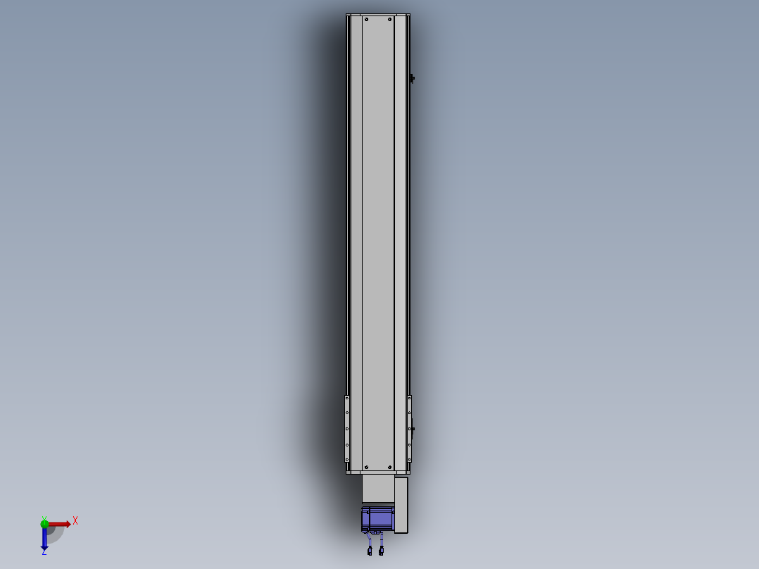 精密模组MT220-L150-1200-R-M75-C4俯视图