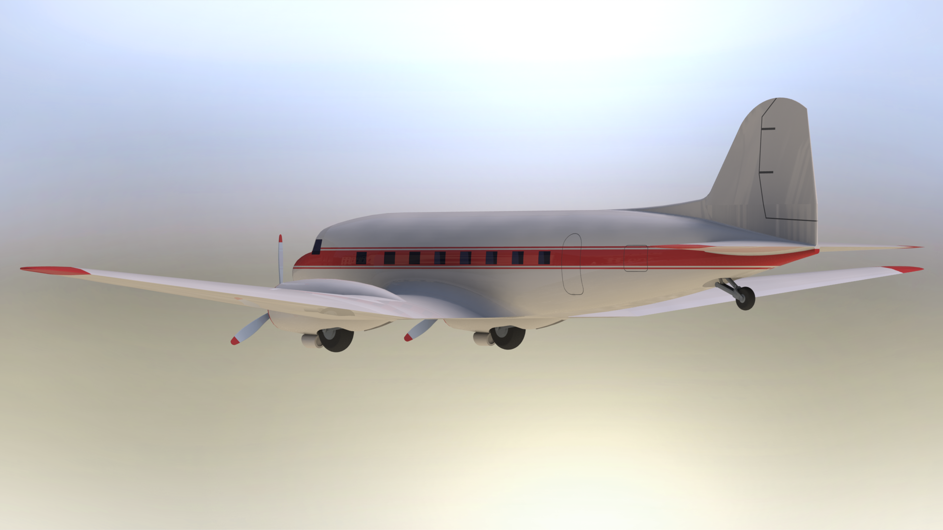 固定翼螺旋桨驱动客机