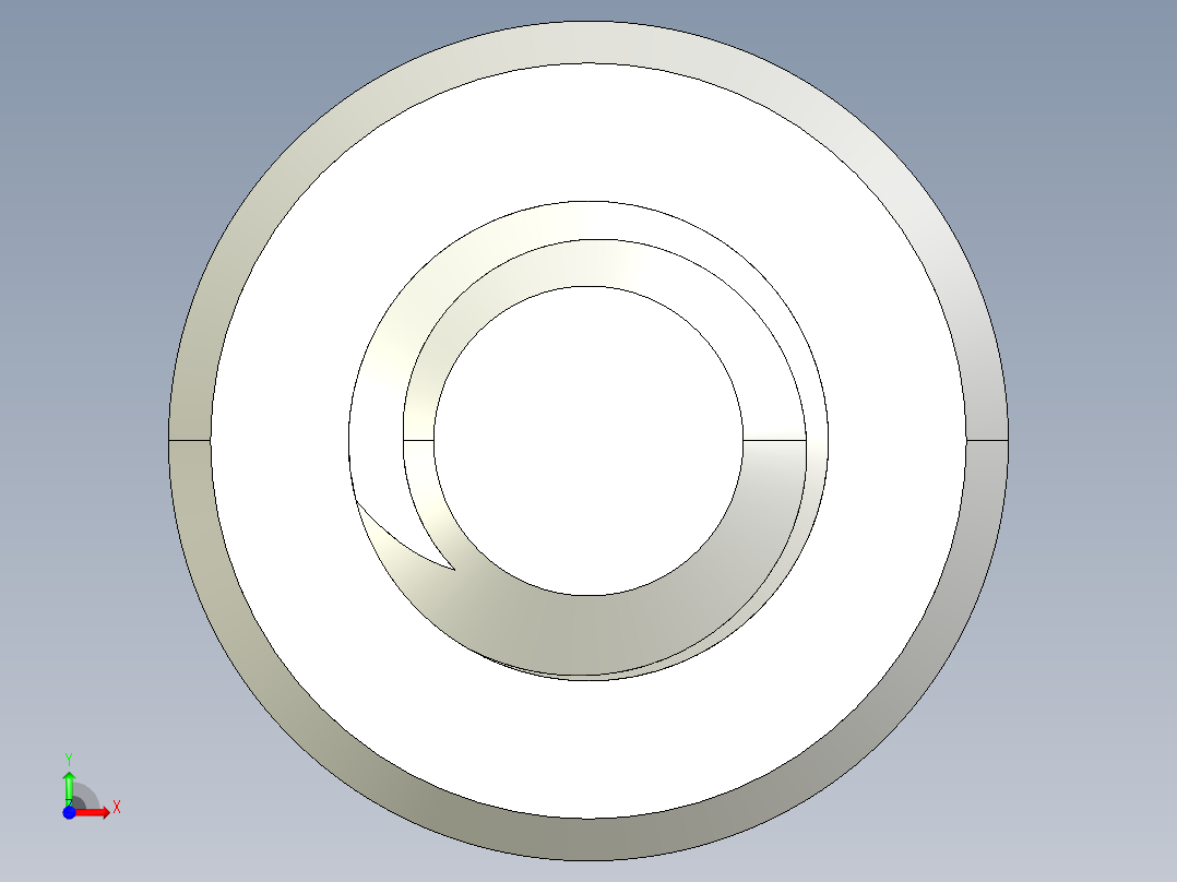 M4 x 0.7mm Thread 6mm LONG SOCKET HEAD CAP SCREW.IGS前视图