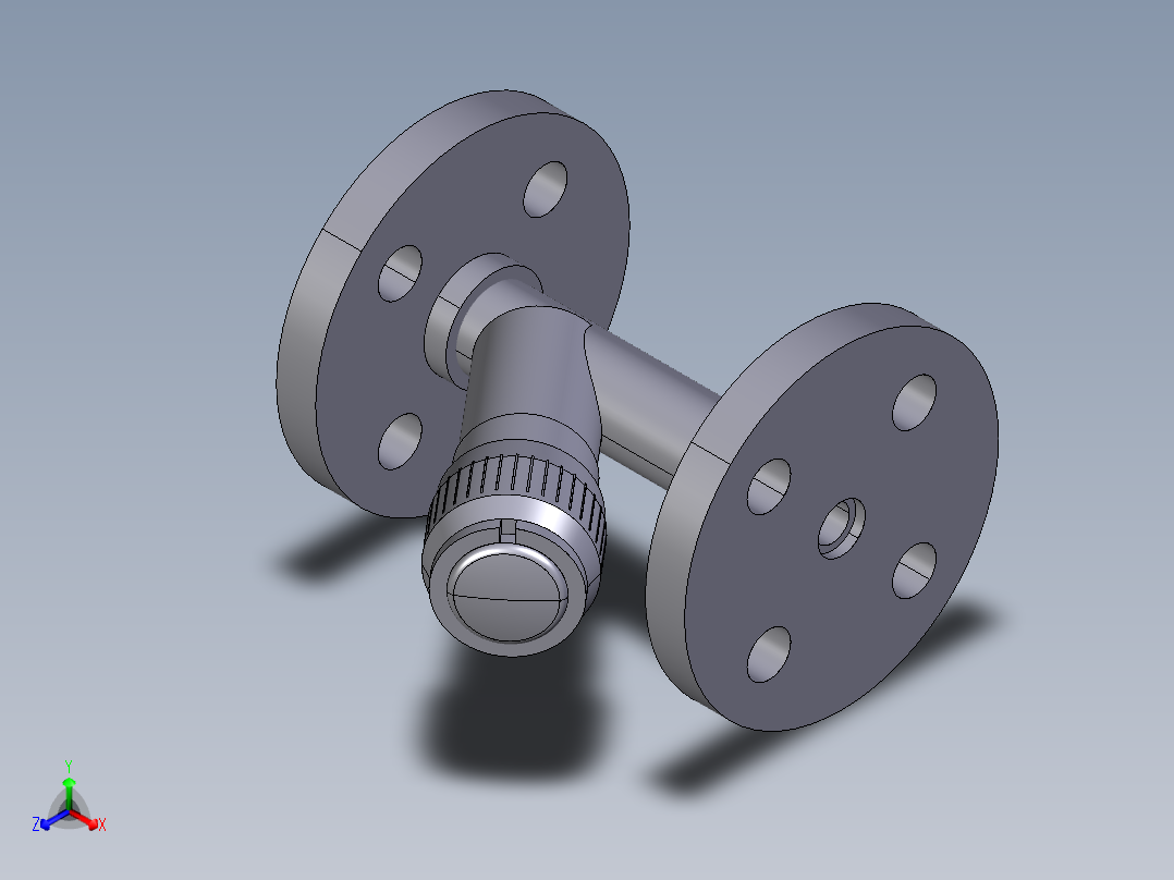 6VROV 固定法兰止回阀PN10，钻 16