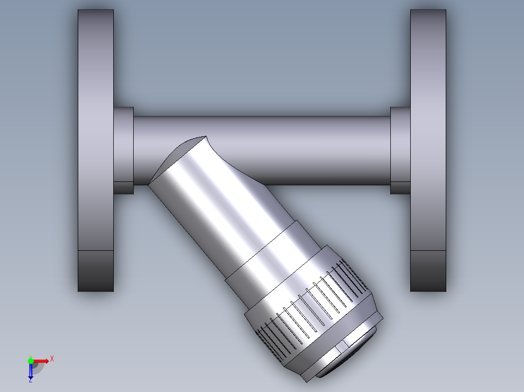 6VROV 固定法兰止回阀PN10，钻 16俯视图