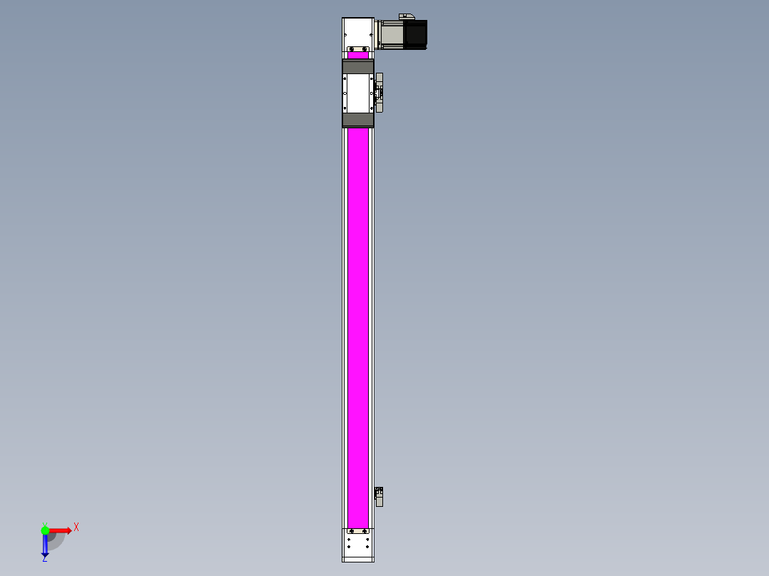 同步带滑台-欧规BC6-L120-S800-R-P40-D3俯视图