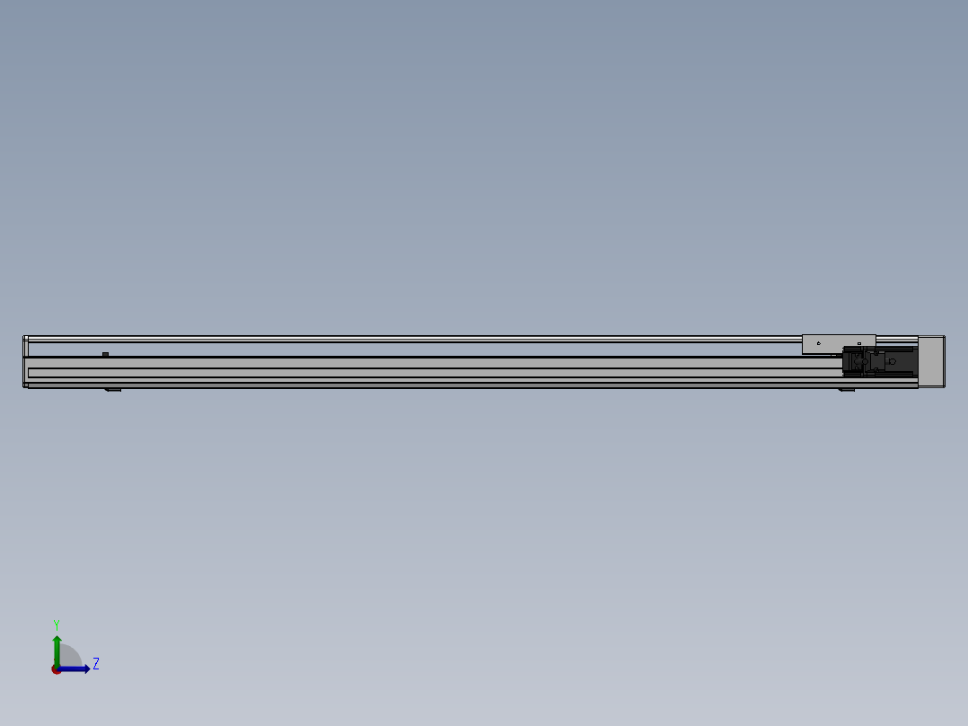 精密模组MY100-T10-900L-BR-P10B-C4-C左视图