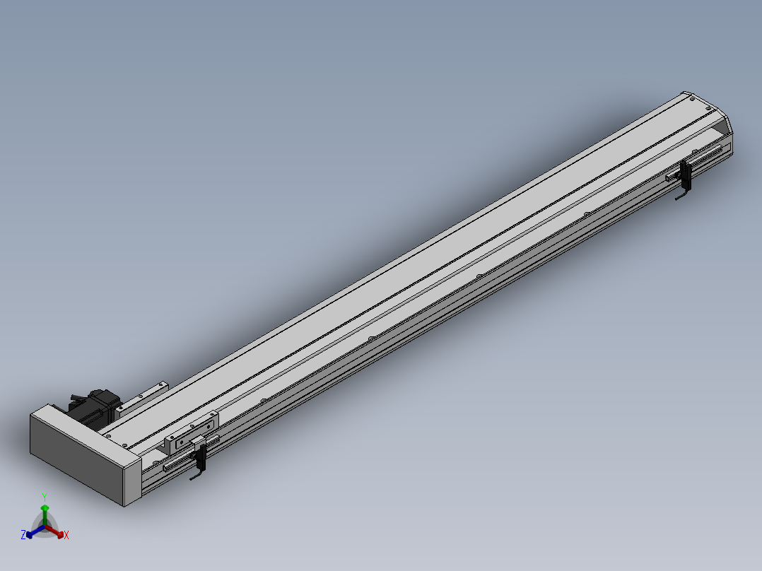 精密模组MY100-T10-900L-BR-P10B-C4-C正等轴测图
