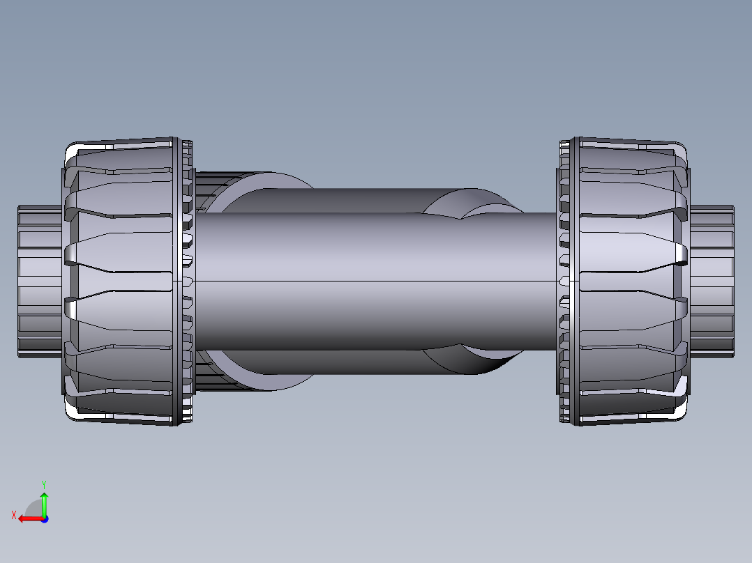 3VRUFV 止回阀与BSP螺纹女性联盟结束后视图