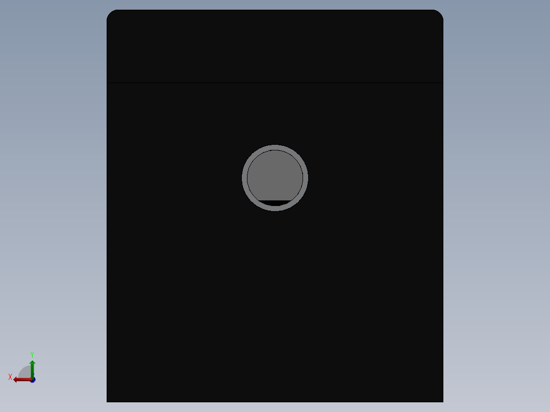 Linear T62 100mm 线性平台执行器后视图