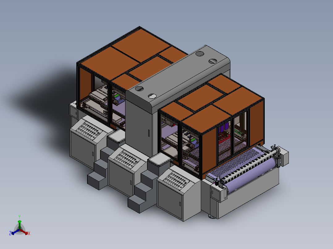 瓦楞纸板数码打印机sw16正等轴测图