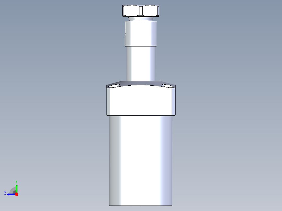KOSMEKLHA0550-CR-Q20多系列多零件图纸模型右视图
