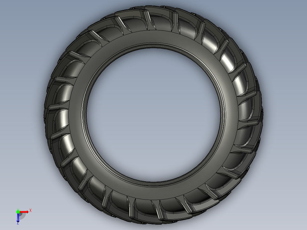 拖拉机轮胎R38俯视图