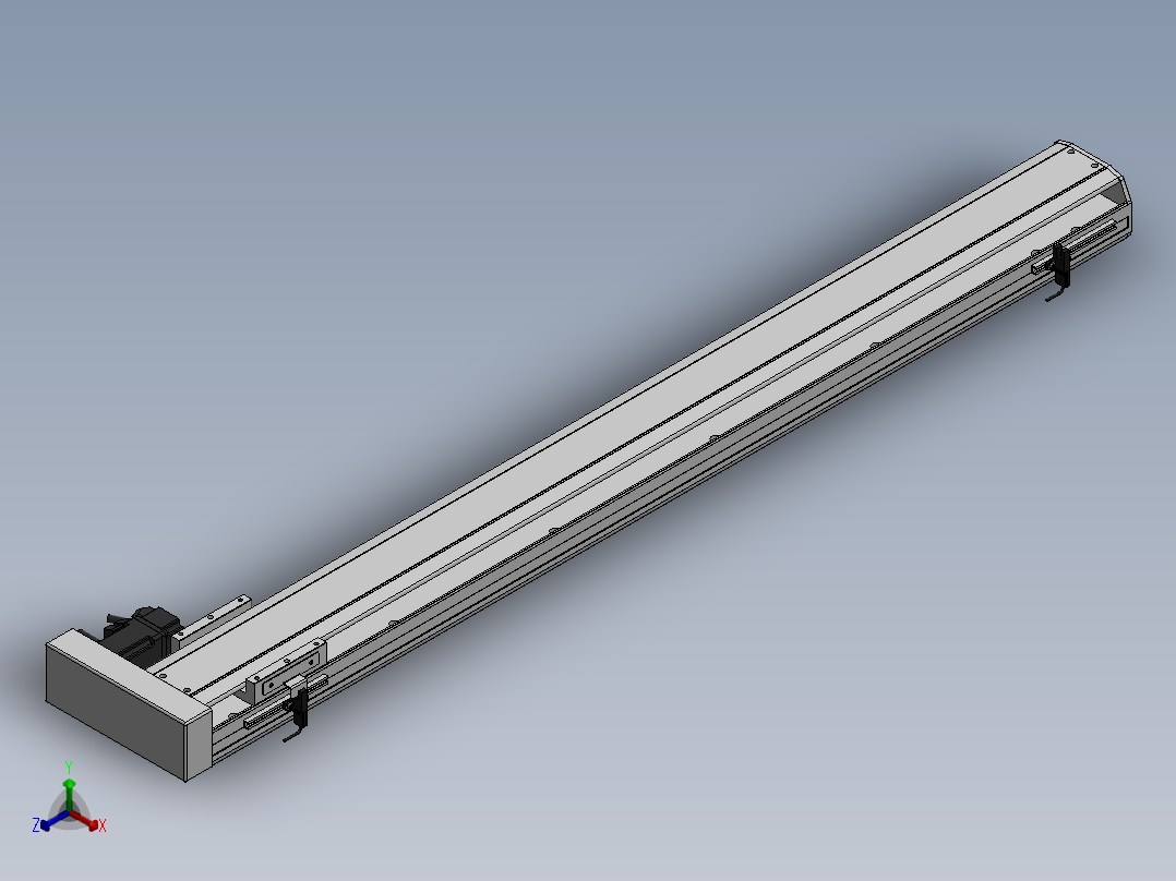 精密模组MY100-T10-950L-BR-P10B-C4-C正等轴测图
