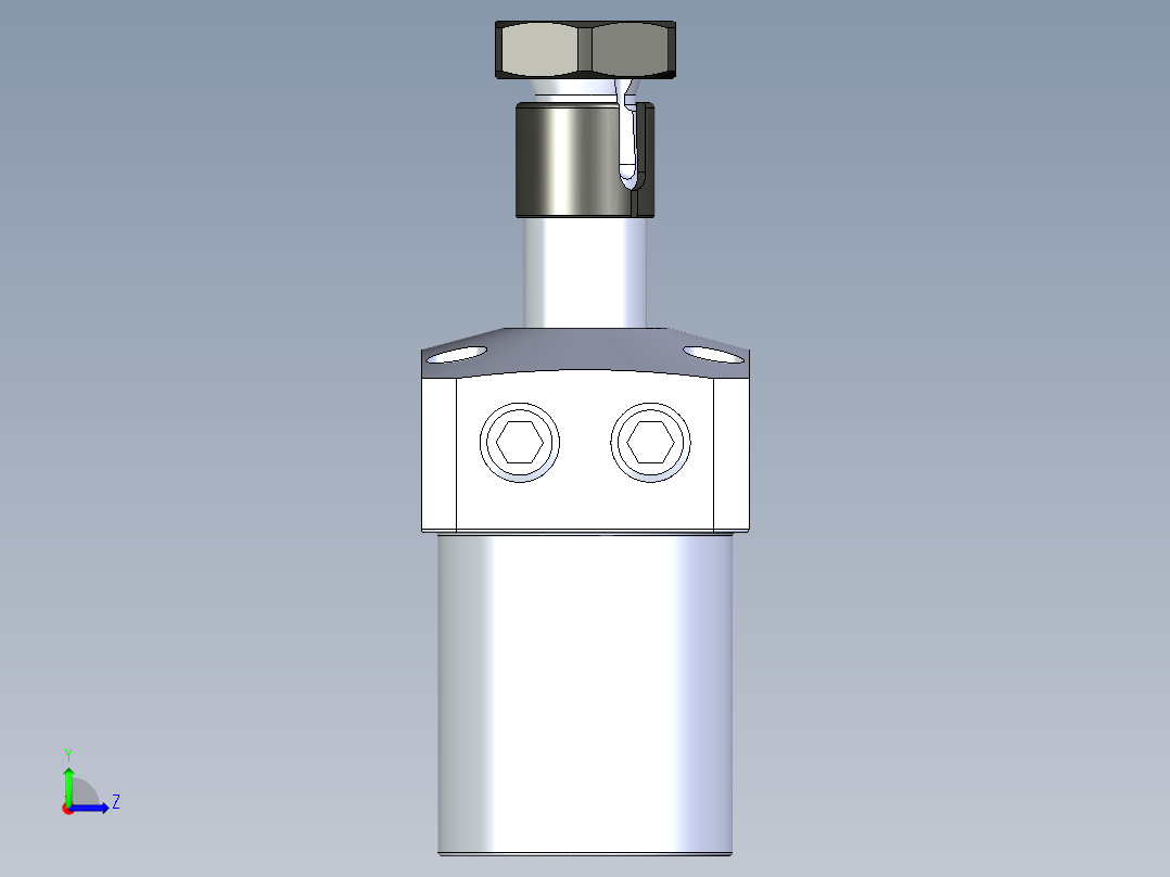 KOSMEKLHA0360-GR-Y45_R01多系列多零件图纸模型左视图