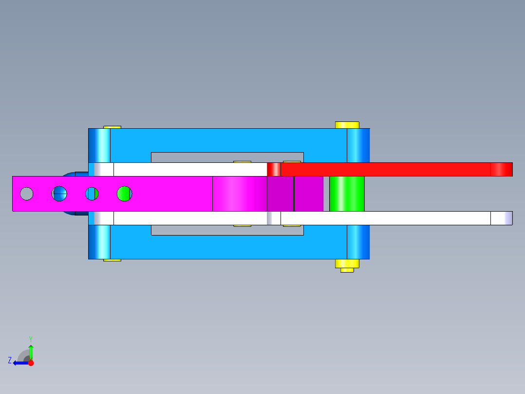 德克斯TUNKERS气缸数模T5-06.2BA右视图