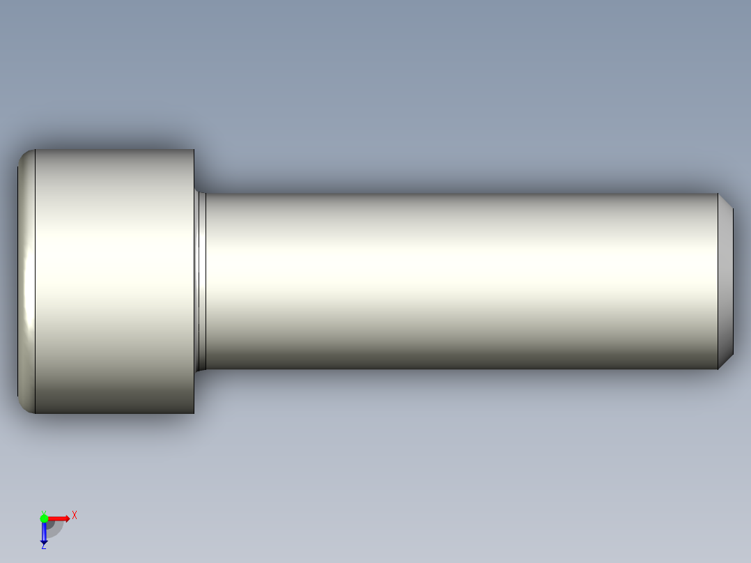 螺钉-DIN_912-M18x55.stp俯视图