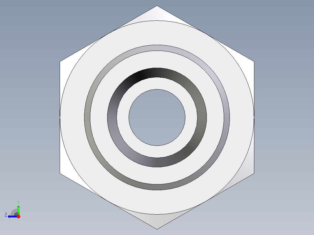 卡套式工业通用硬管接头EO_Swivel_connector_GAI10SR71X右视图