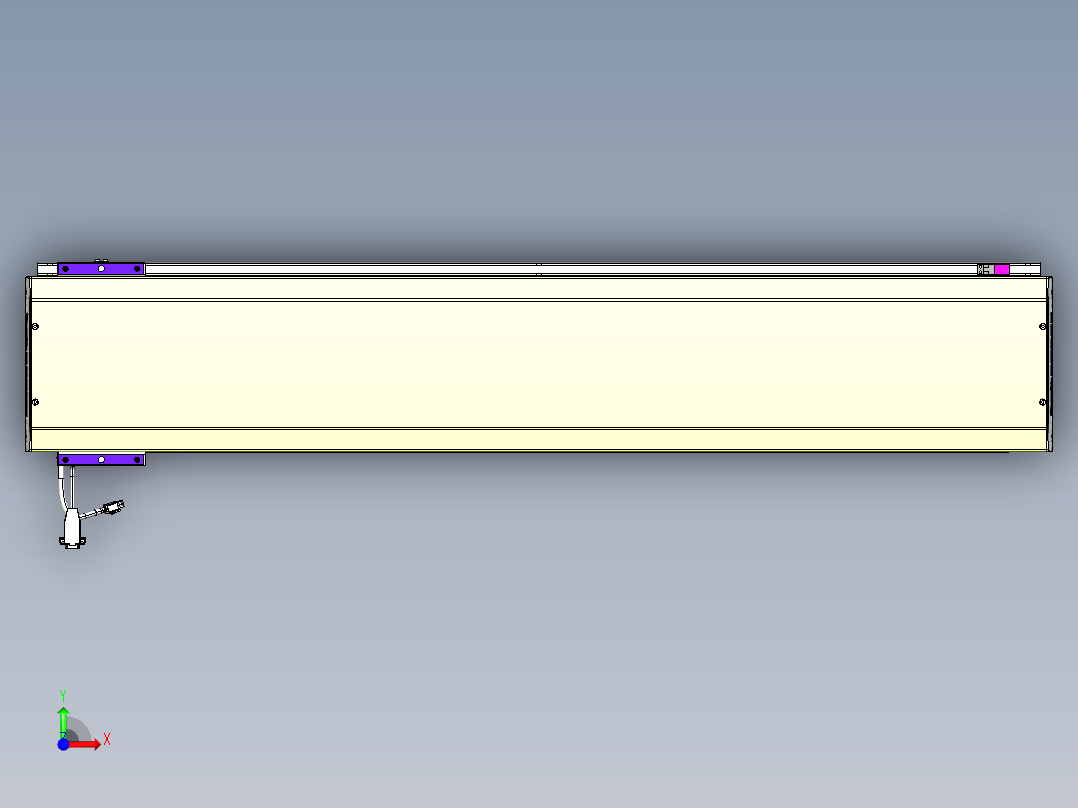 威洛博VL系列3d模型模组VL22H1Y-S1100前视图