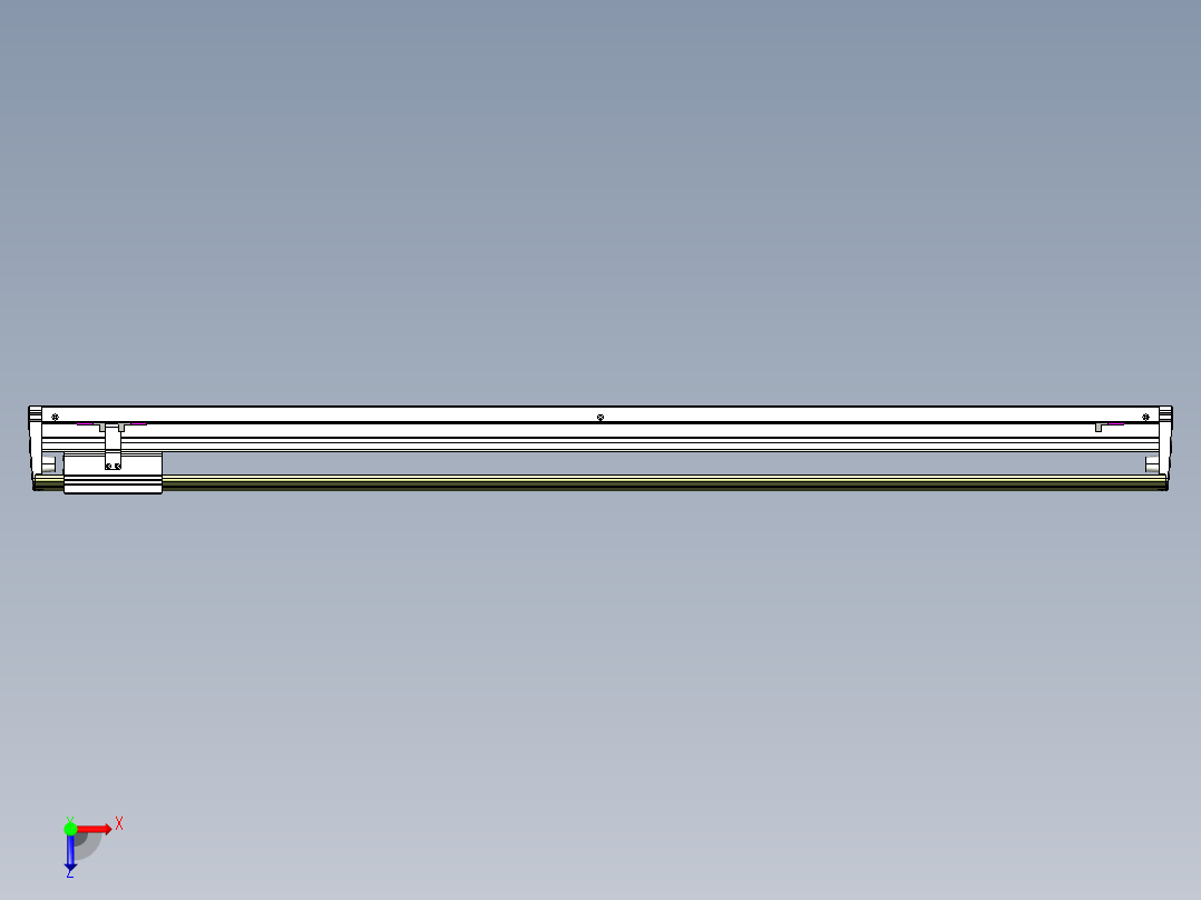 威洛博VL系列3d模型模组VL22H1Y-S1100俯视图