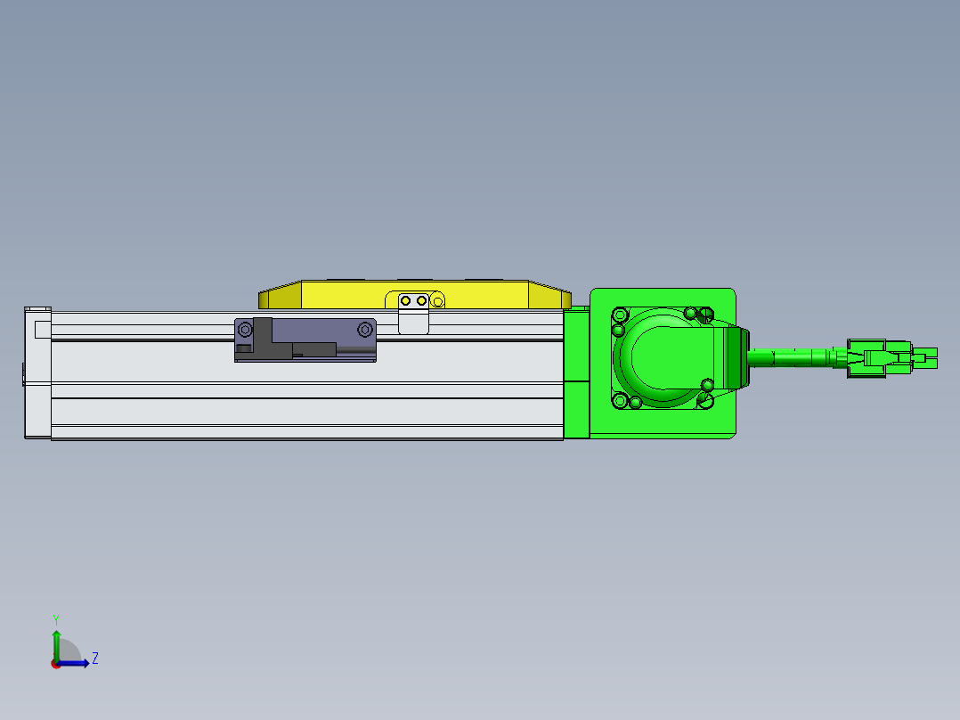 GTA内嵌同步带全封闭GTA5-BR-100W左视图