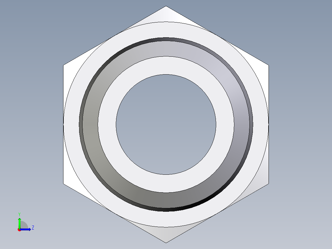 卡套式工业通用硬管接头EO_Male_Stud_connector_GE25S1NPTCFX左视图