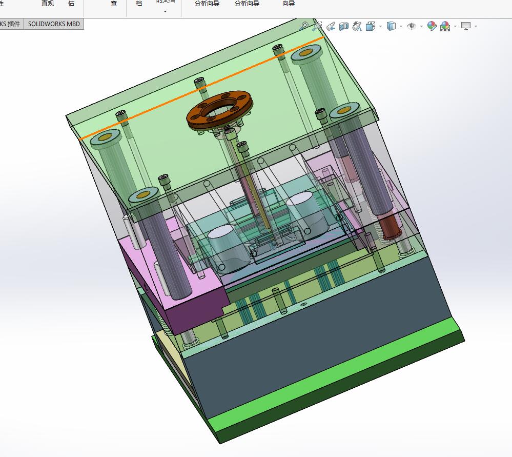 Q298-杯托的注塑模具设计【三维SolidWorks】