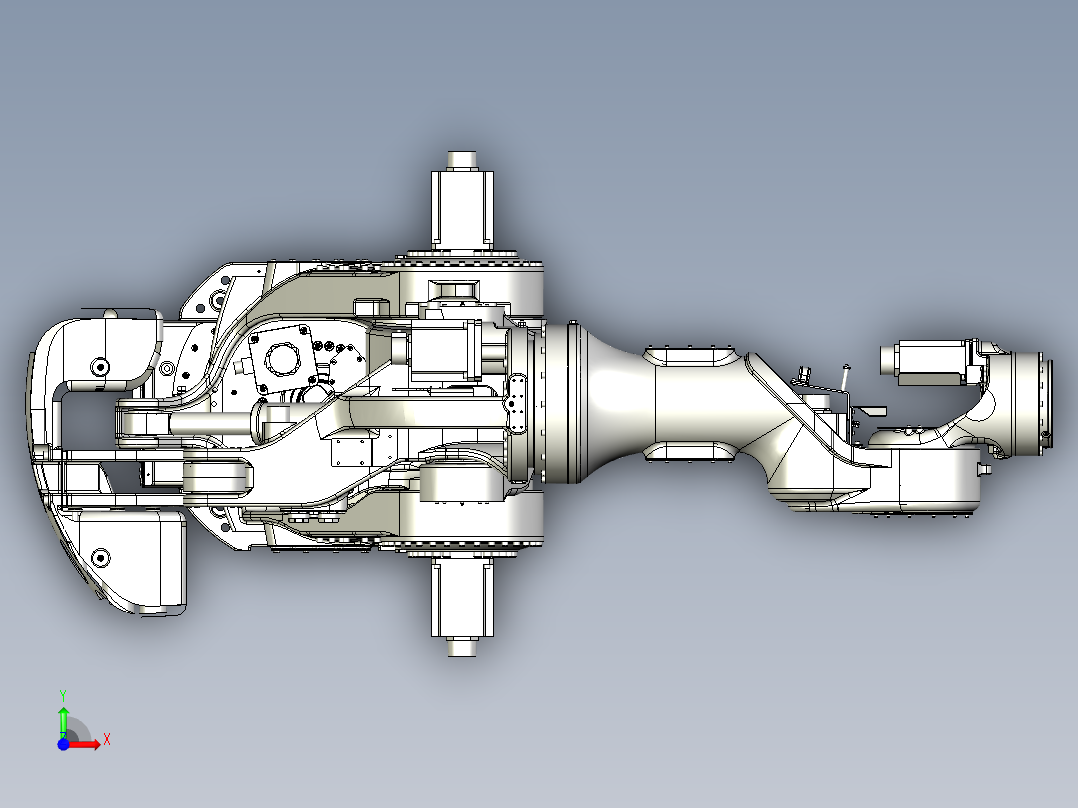 那智机器人nachi mc600 6axis industrial robot前视图
