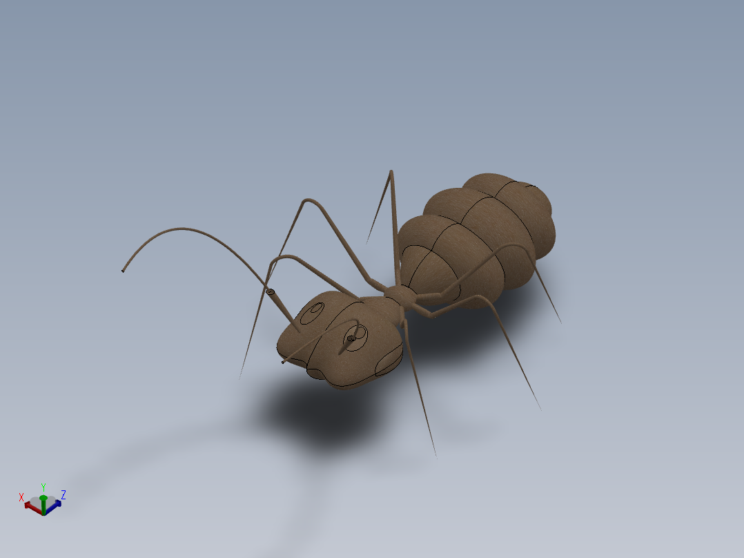 <span style='color: red'>卡通</span>蚂蚁3d<span style='color: red'>模型</span>