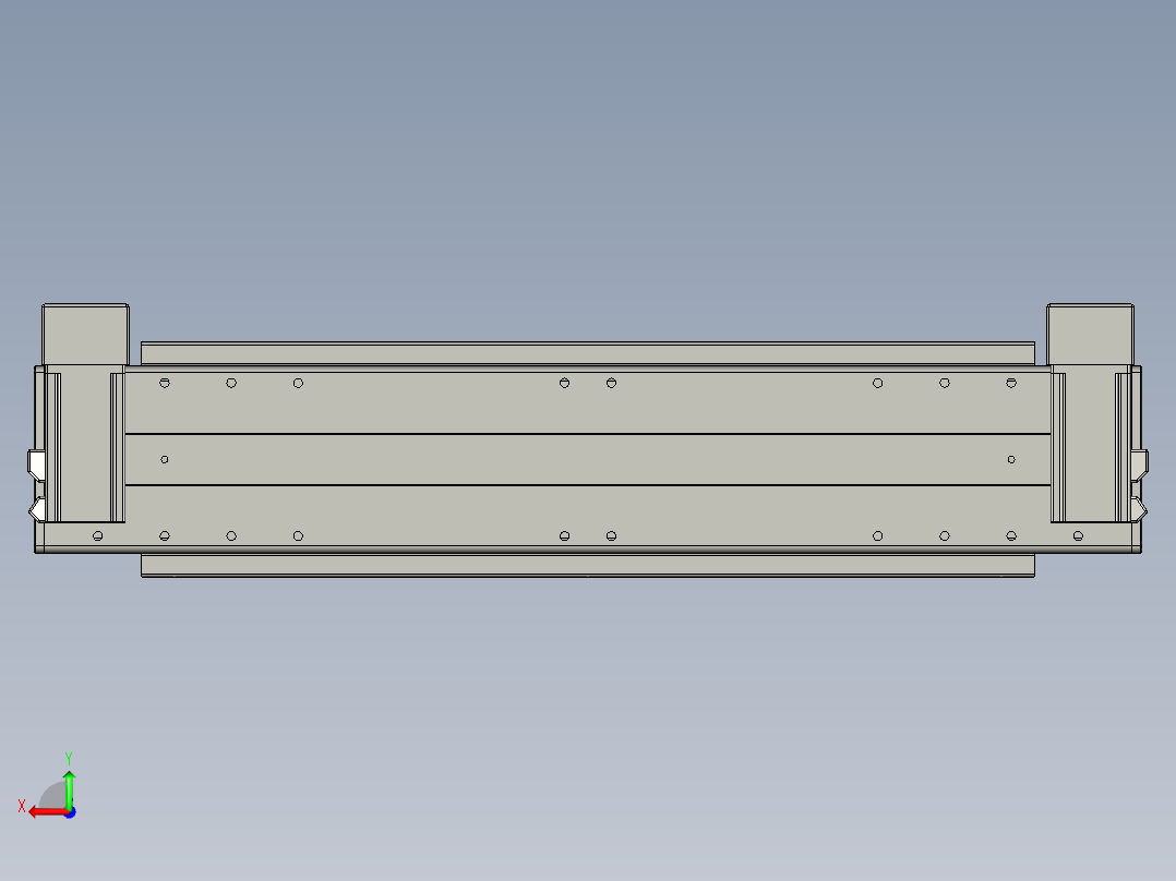 威洛博双电机滑台-VBF14S2-L50-S250-BD-P40-C6后视图