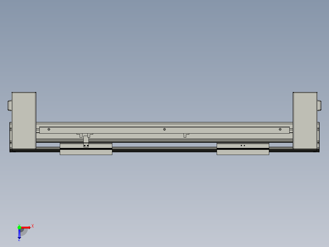 威洛博双电机滑台-VBF14S2-L50-S250-BD-P40-C6俯视图