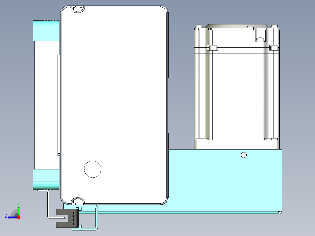 威洛博VBC同步带传动一无尘环境VBC14-L45-S3000-BLD-ZP40-C3右视图