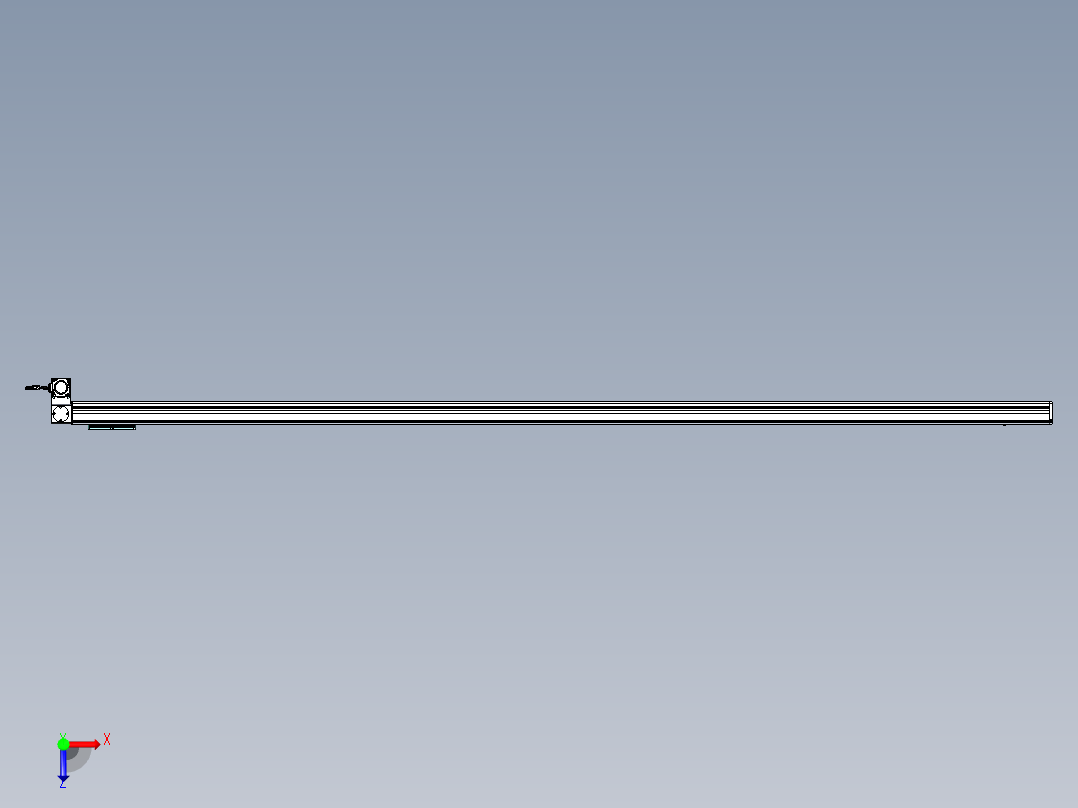 威洛博VBC同步带传动一无尘环境VBC14-L45-S3000-BLD-ZP40-C3俯视图
