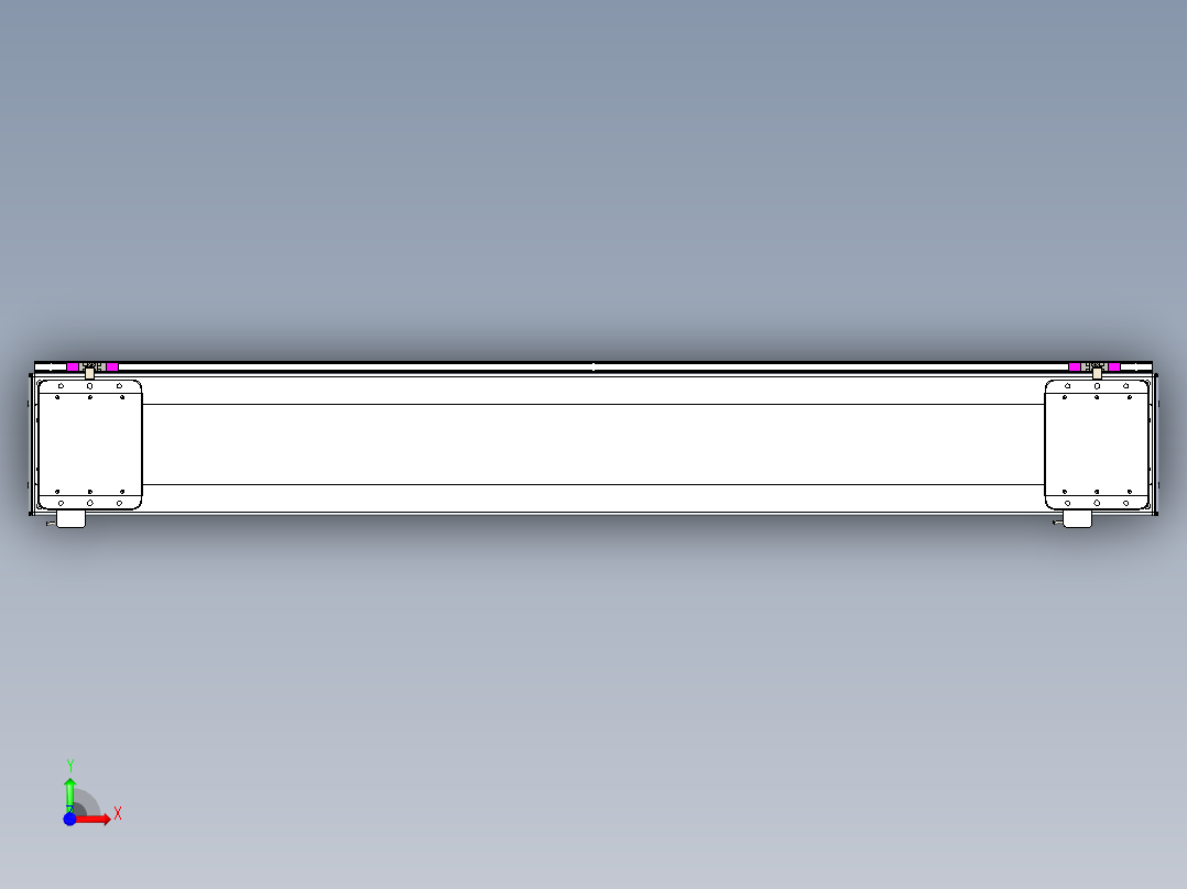 威洛博LC系列3d模型模组2LC22H1Y-S1350前视图