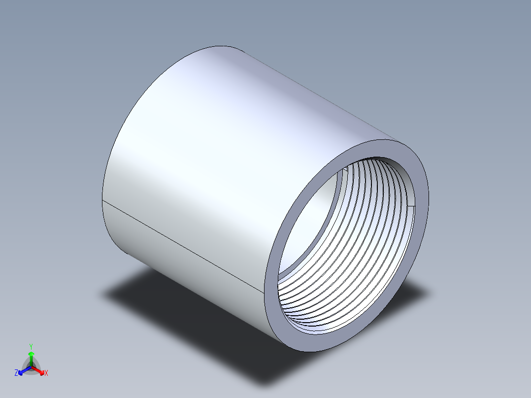 聚氯乙烯配件12-Sch80_Coupling_FPTxFPT_830-025 _2.5in