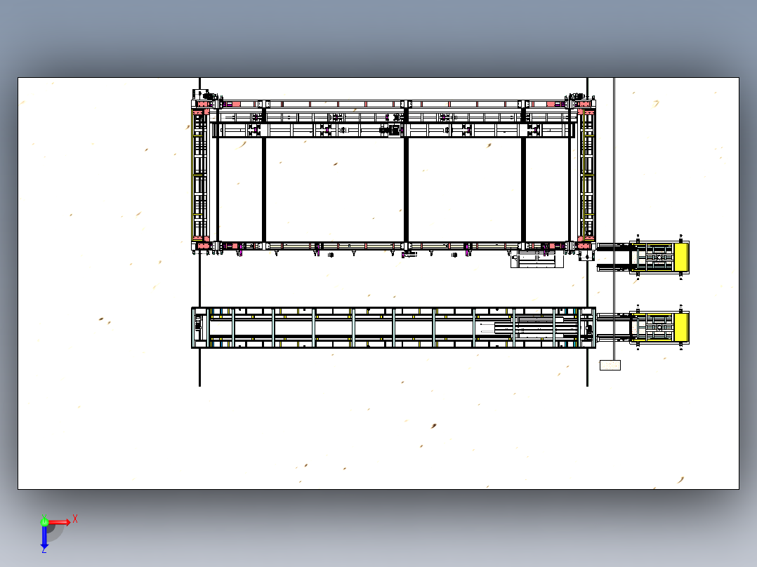 10T重型翻转车俯视图
