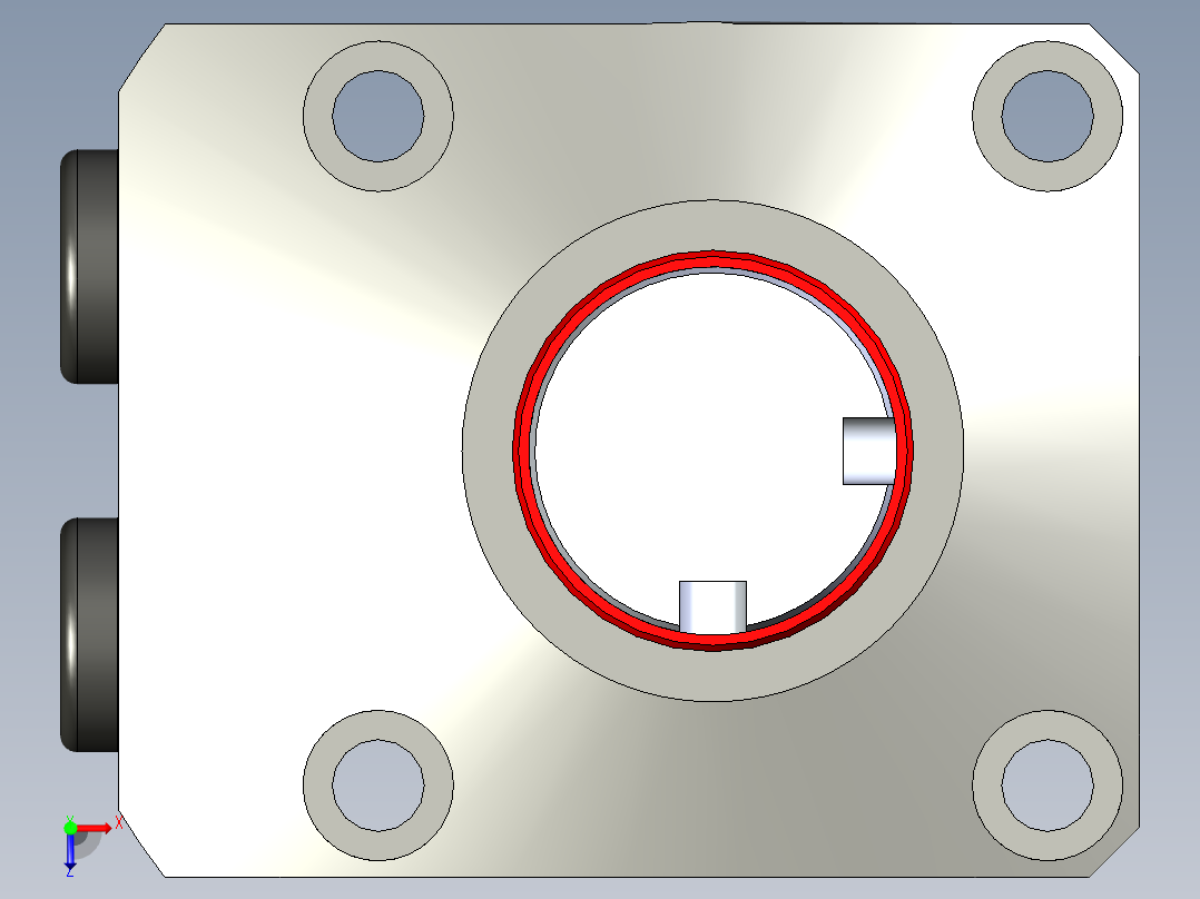 KOSMEKLHS0480-CL-F多系列多零件图纸模型俯视图