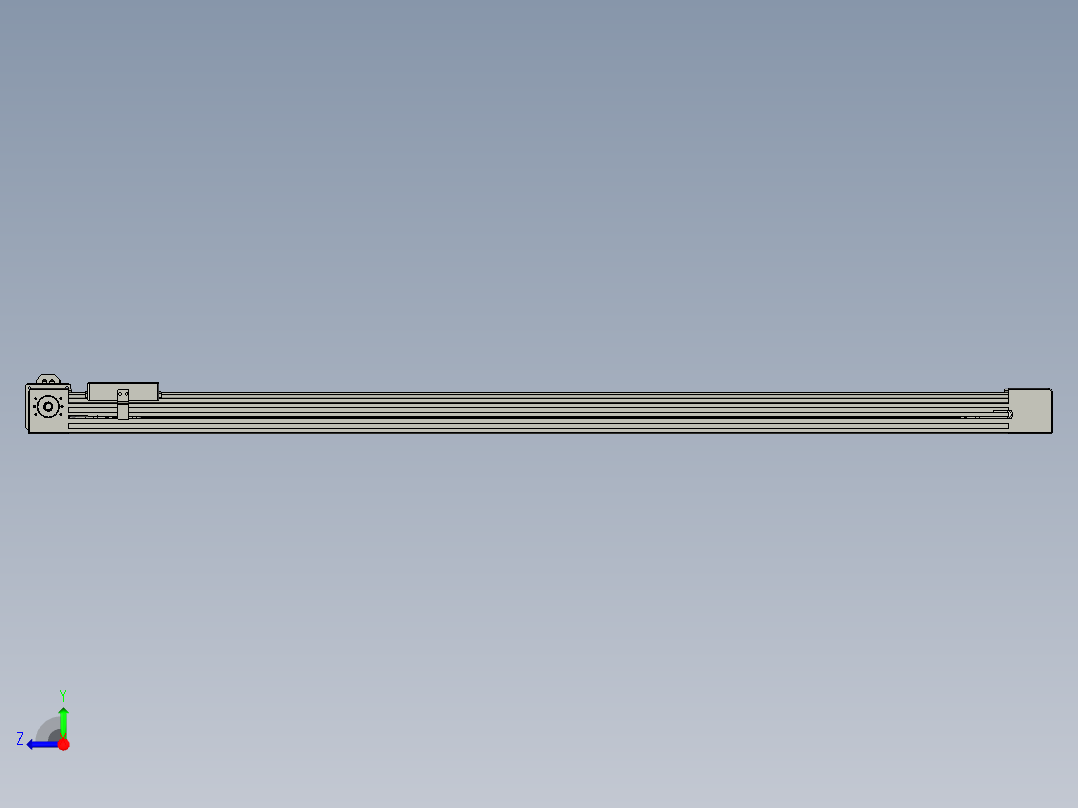 威洛博直线电机模组EB4-L80-S1050-R-57-MS3右视图