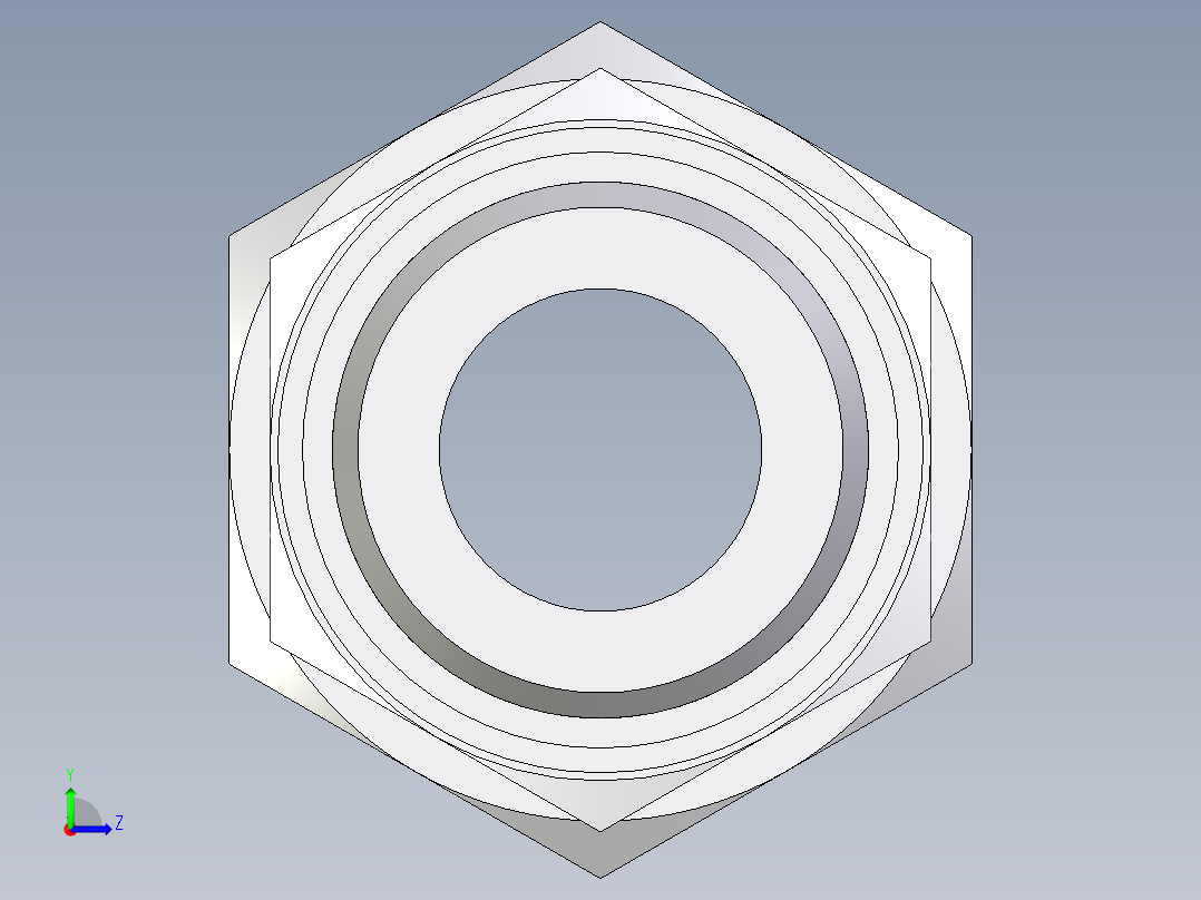 卡套式工业通用硬管接头EO_Male_Stud_connector_GE25ZSRED71左视图