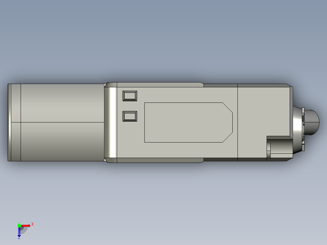 基恩士PZ-G61B_62B_kc图纸模型俯视图