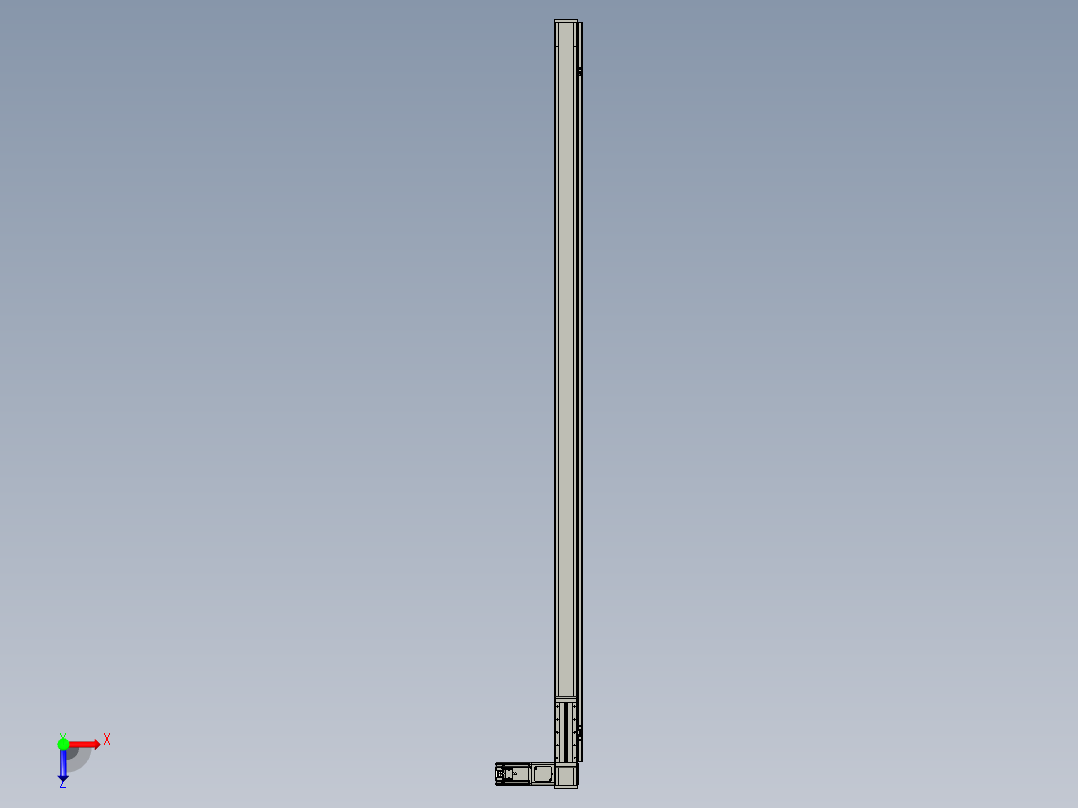 欧规系列-LB8-L150-S2300-BR-ZP75-C3俯视图