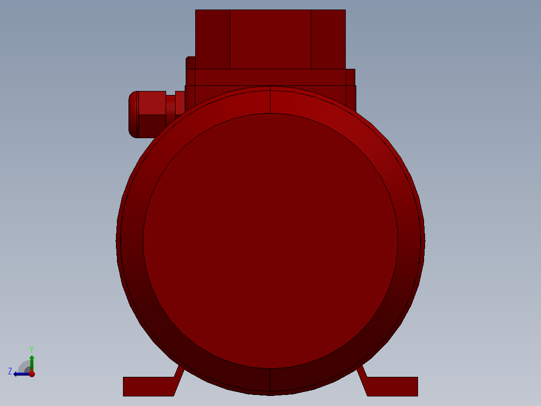 水泵发电机右视图