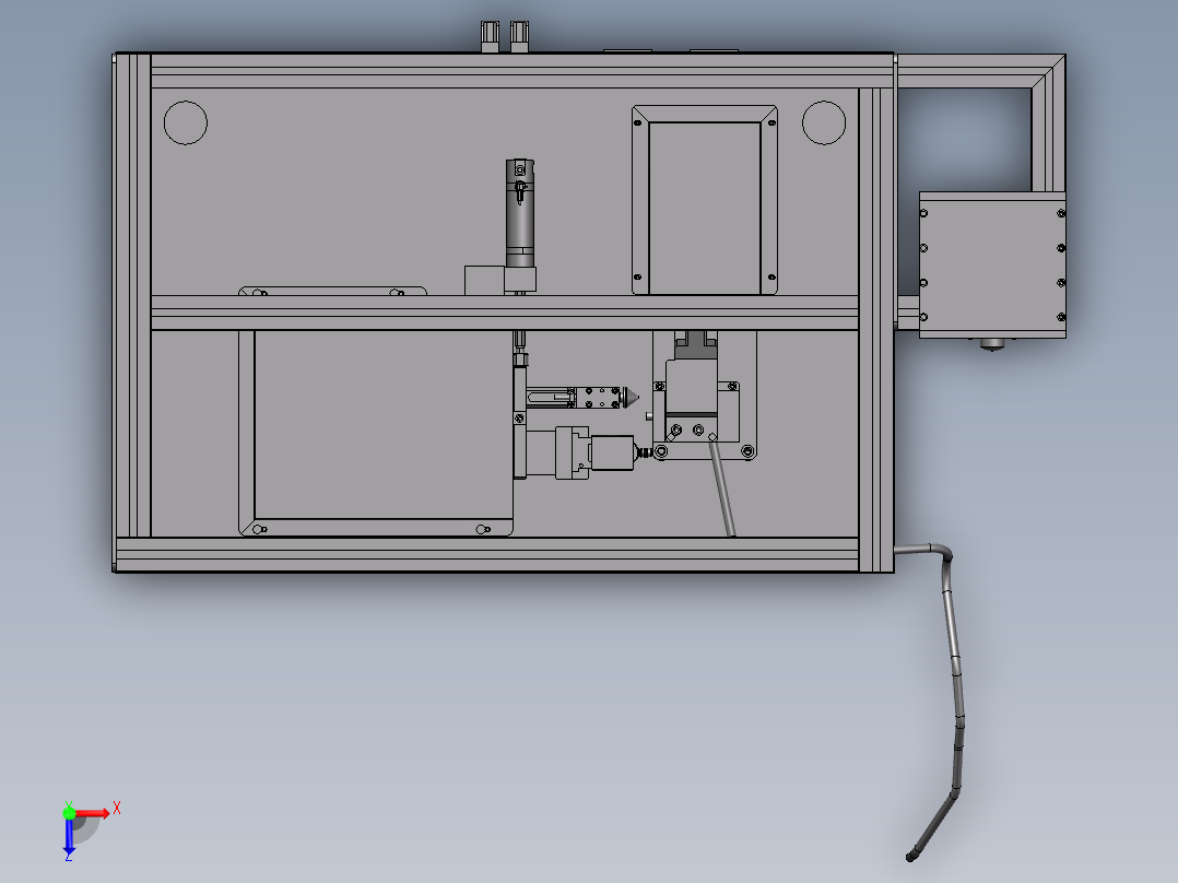 油管接头自动组装机sw18可编辑俯视图