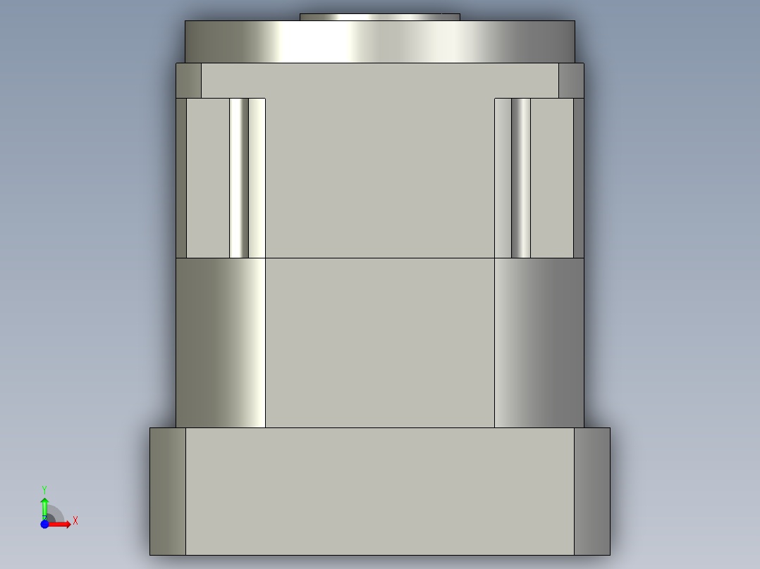 斜齿孔PGH115-L1 22-110-145-M8.STEP前视图