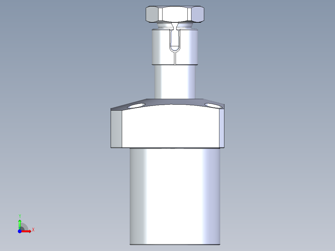 KOSMEKLHA0550-SR多系列多零件图纸模型前视图