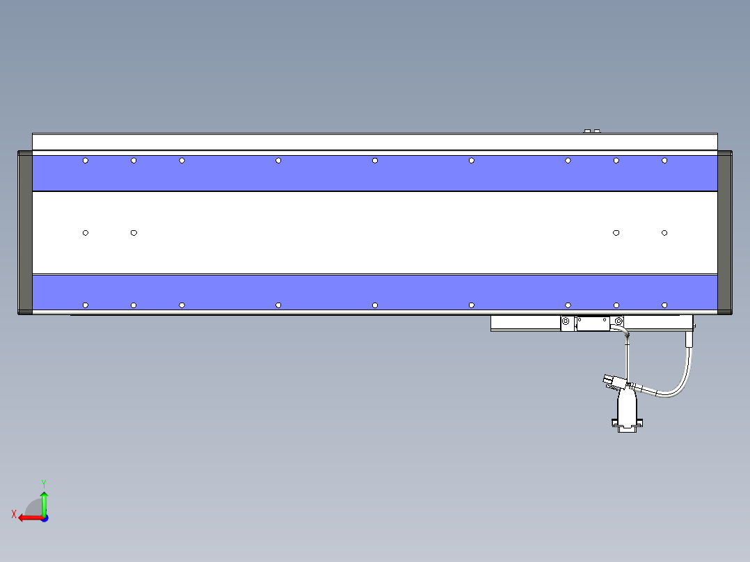 威洛博VL系列直线电机模组-VL17E3-S450后视图