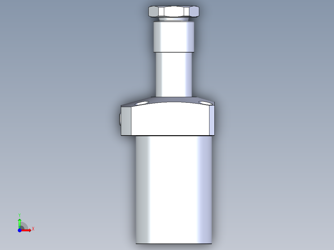 KOSMEKLHA0750-GL-Q30多系列多零件图纸模型前视图