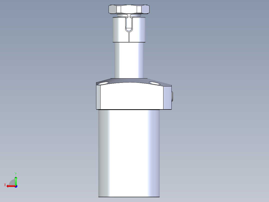KOSMEKLHA0750-GL-Q30多系列多零件图纸模型后视图