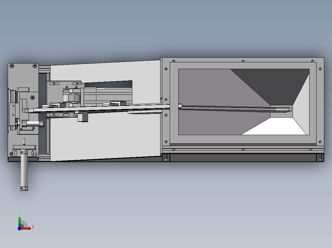 螺丝-上料结构前视图