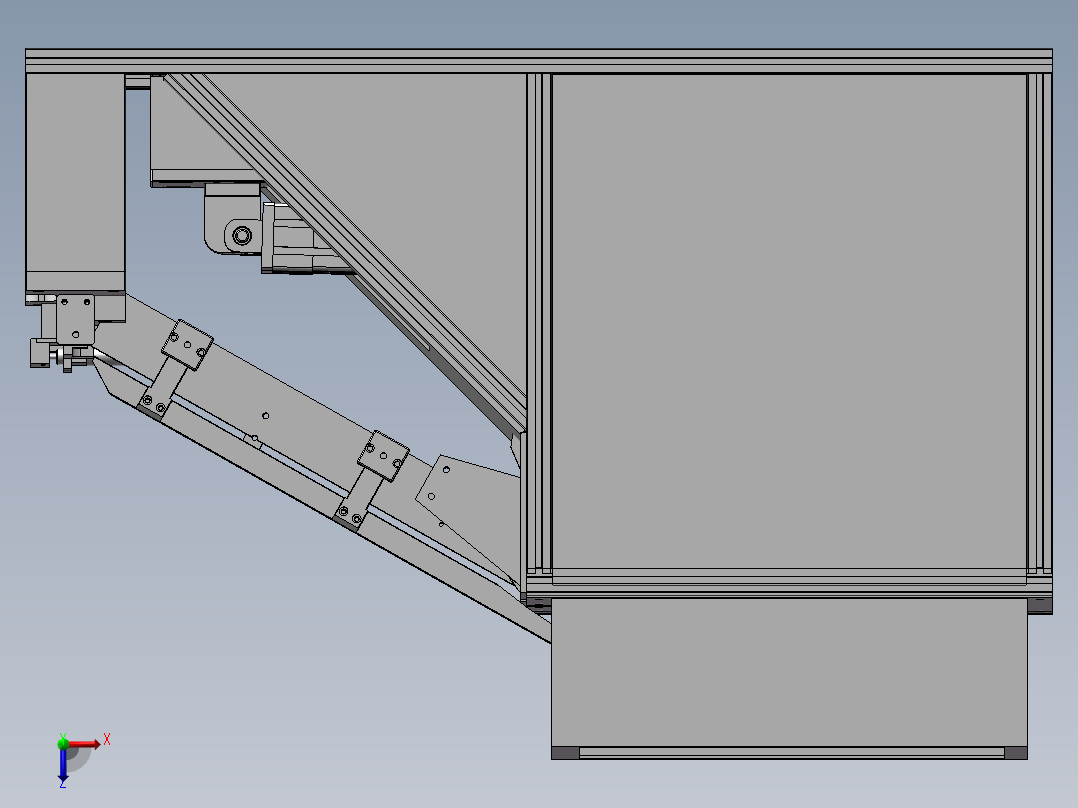 螺丝-上料结构俯视图