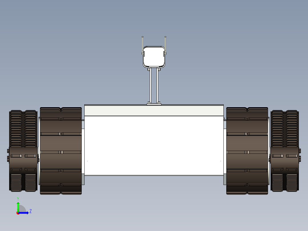 可移动摄像头左视图