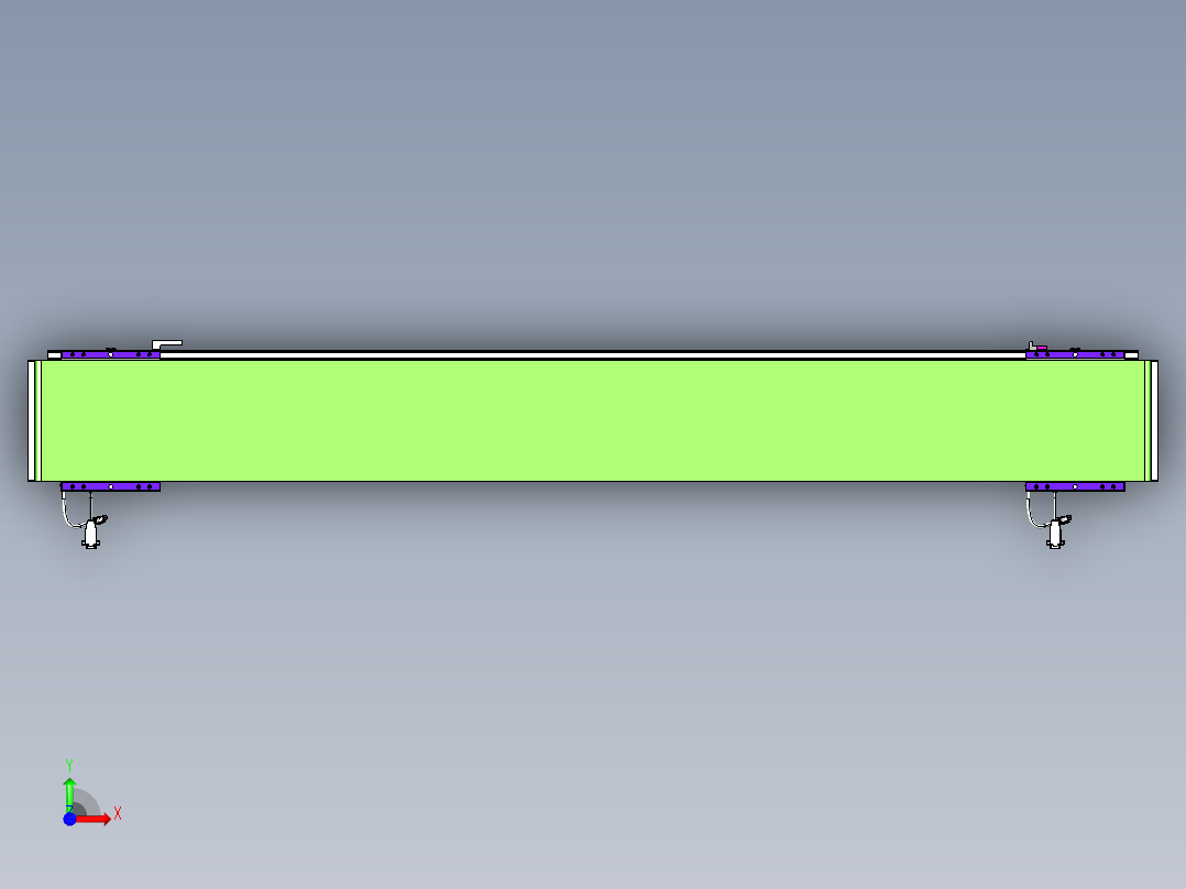 威洛博VL系列3d模型模组2VL22H2Y-S1550前视图