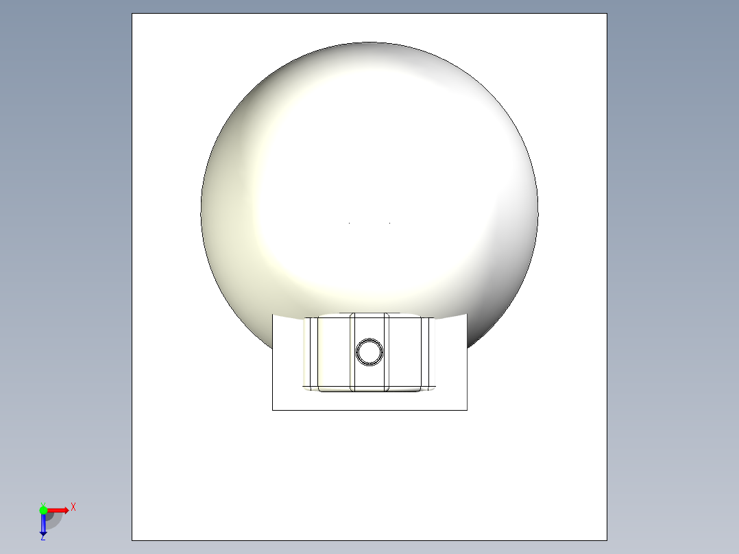 披萨烤箱俯视图
