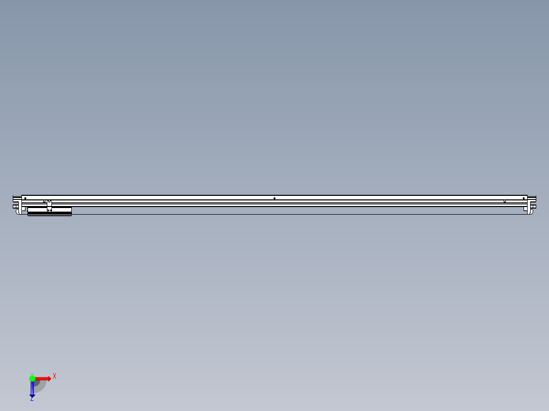 威洛博VL系列3d模型模组VL14S2Y-S1850俯视图